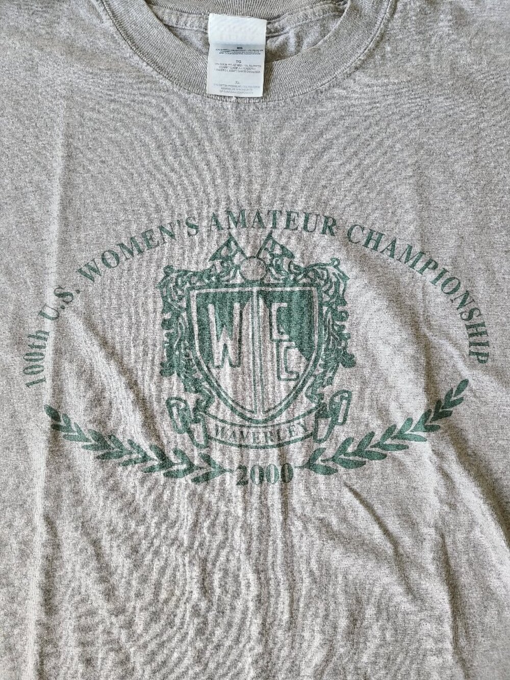 Vintage Waverley 100th Womens Amateur Championship T-Shirt XL Gray Golf 2000